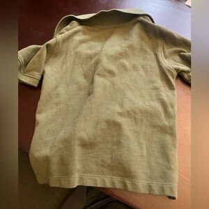 Gap kids. Olive green short sleeve polo.  Size 3T